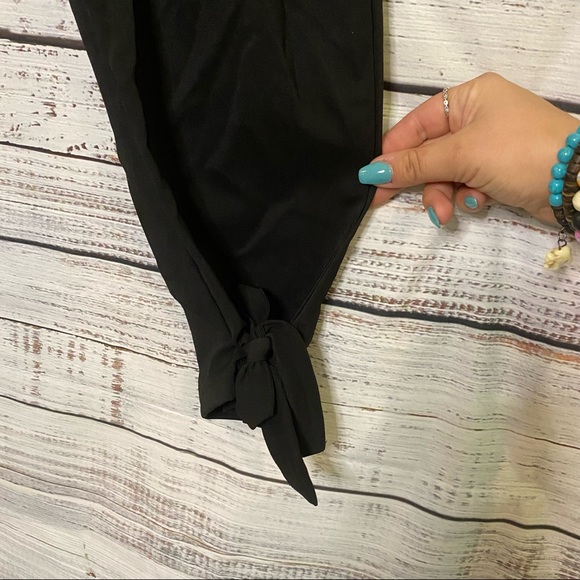 NWT High Waist Dress Pants w/ Bow Details - Picture 9 of 9